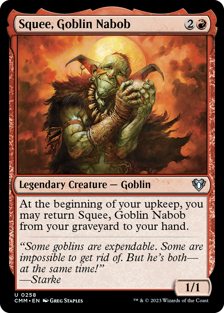 Squee, Goblin Nabob [Commander Masters] | The CG Realm