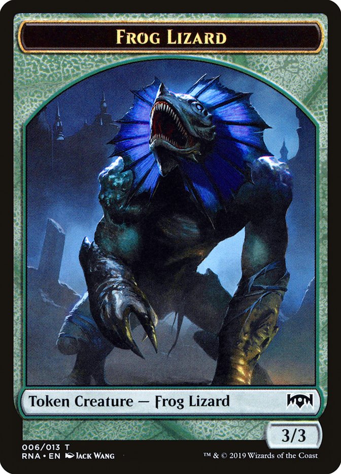 Frog Lizard Token [Ravnica Allegiance Tokens] | The CG Realm