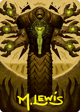 Inquisition of Kozilek Art Card (Gold-Stamped Signature) [Strixhaven: School of Mages Art Series] | The CG Realm