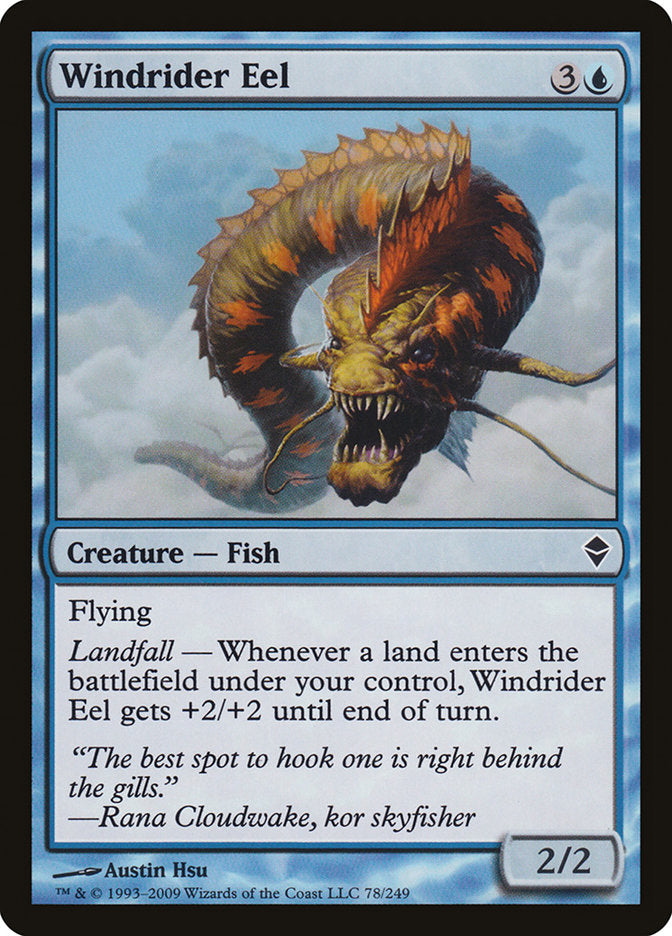 Windrider Eel [Zendikar] | The CG Realm