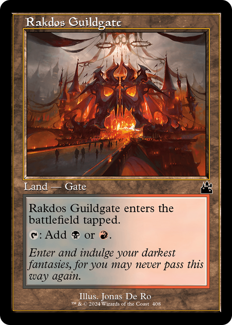 Rakdos Guildgate (Retro Frame) [Ravnica Remastered] | The CG Realm