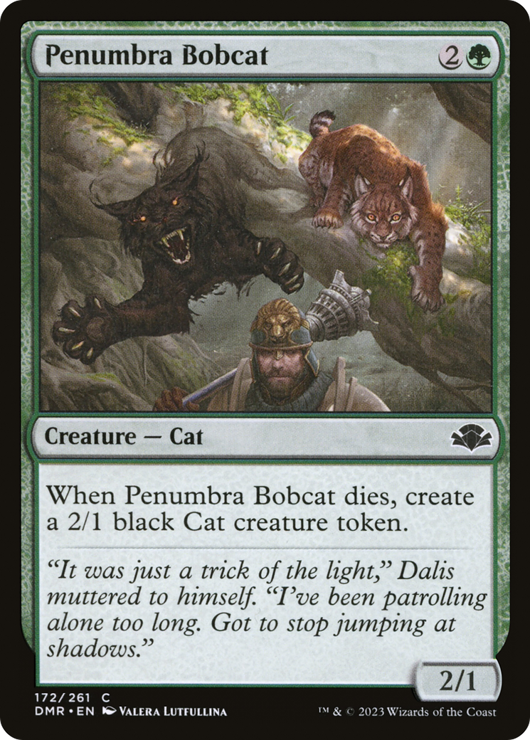 Penumbra Bobcat [Dominaria Remastered] | The CG Realm