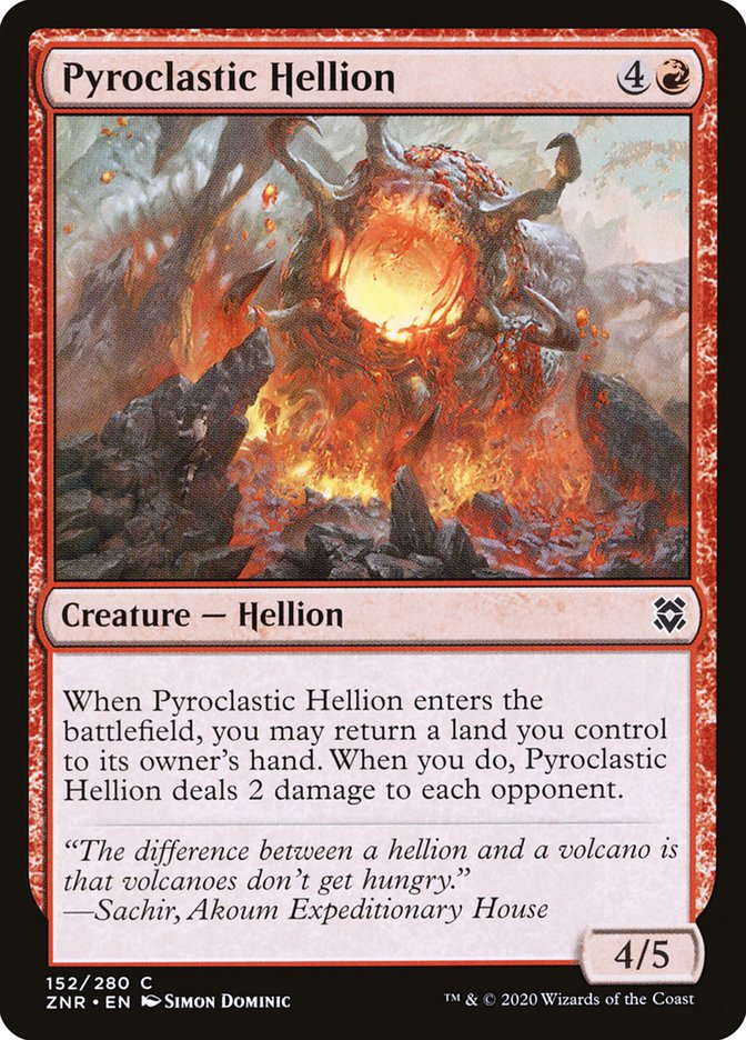 Pyroclastic Hellion [Zendikar Rising] | The CG Realm