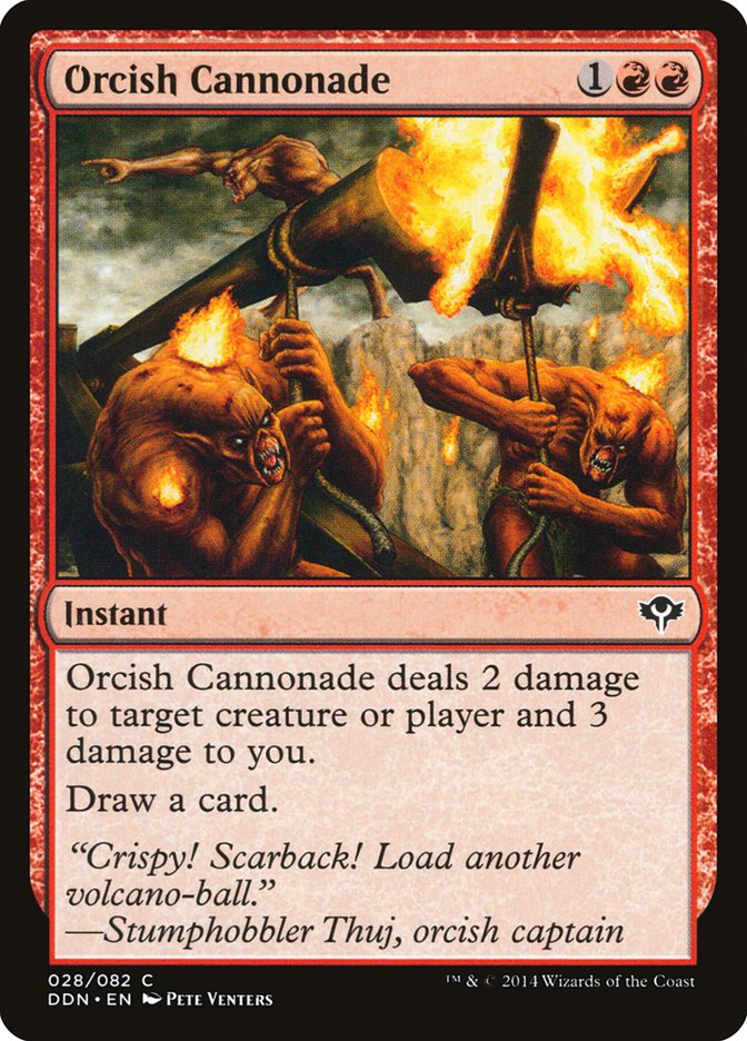 Orcish Cannonade [Duel Decks: Speed vs. Cunning] | The CG Realm