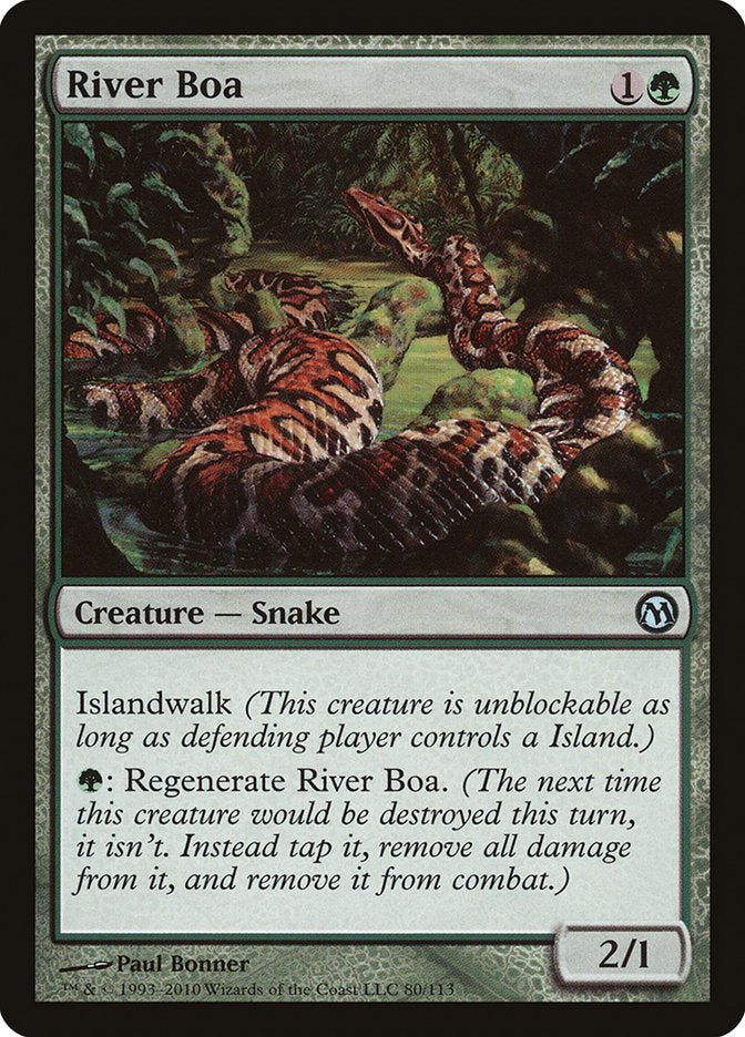 River Boa [Duels of the Planeswalkers] | The CG Realm