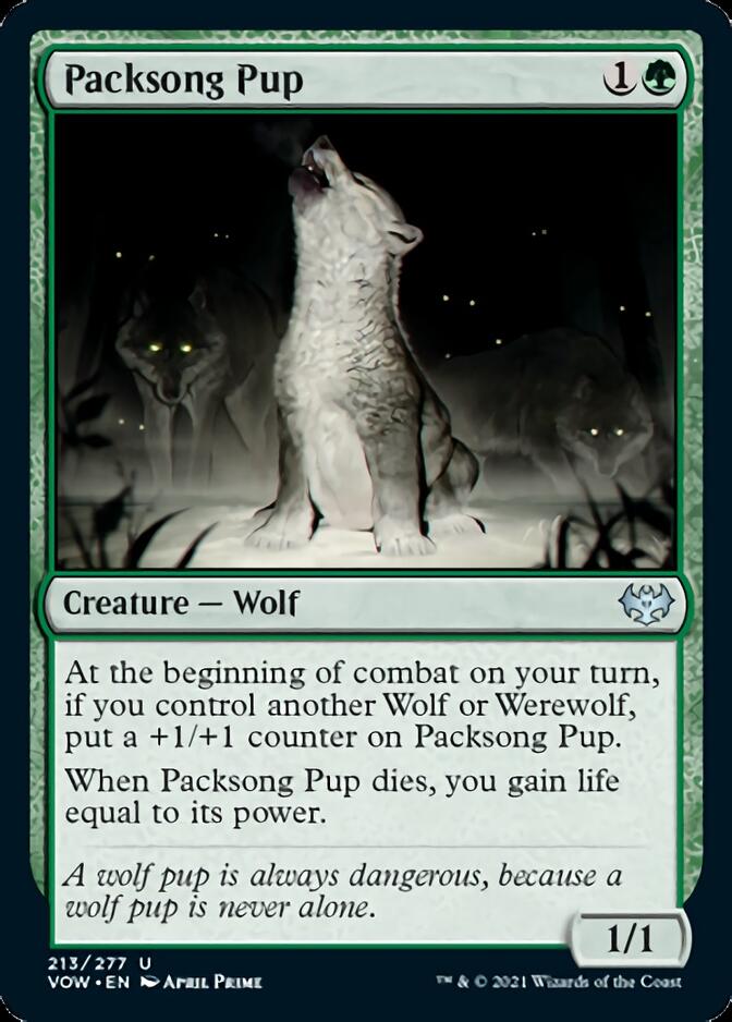 Packsong Pup [Innistrad: Crimson Vow] | The CG Realm