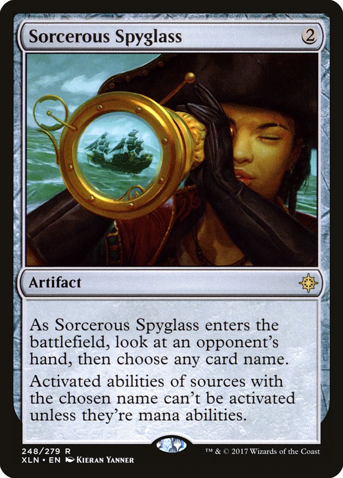 Sorcerous Spyglass [Ixalan] | The CG Realm