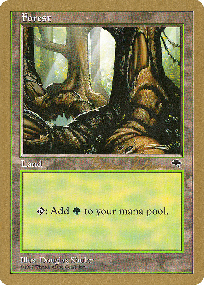 Forest (bs348) (Brian Selden) [World Championship Decks 1998] | The CG Realm