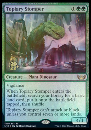 Topiary Stomper [Streets of New Capenna Prerelease Promos] | The CG Realm