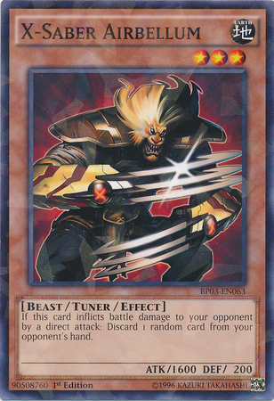 X-Saber Airbellum [BP03-EN063] Shatterfoil Rare | The CG Realm