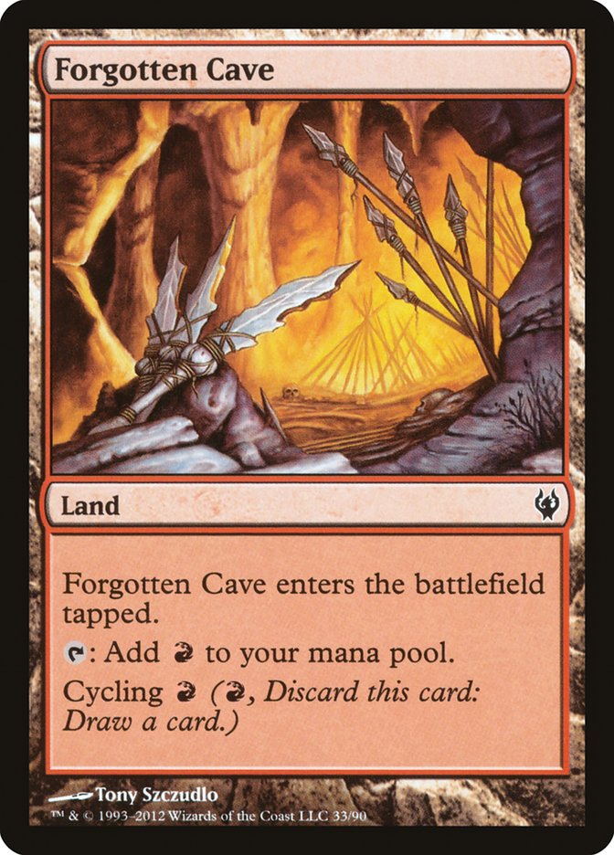 Forgotten Cave [Duel Decks: Izzet vs. Golgari] | The CG Realm