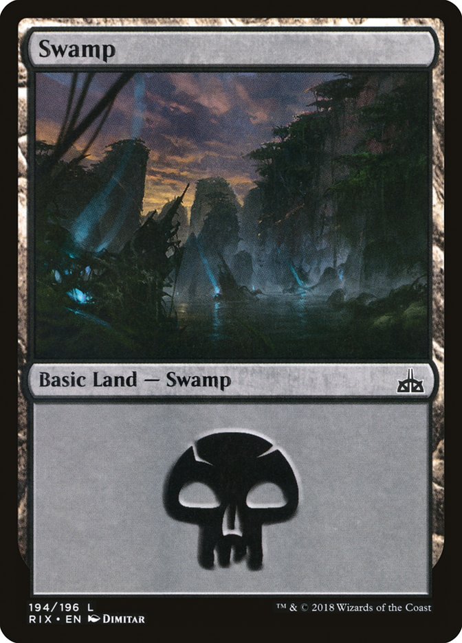Swamp (194) [Rivals of Ixalan] | The CG Realm