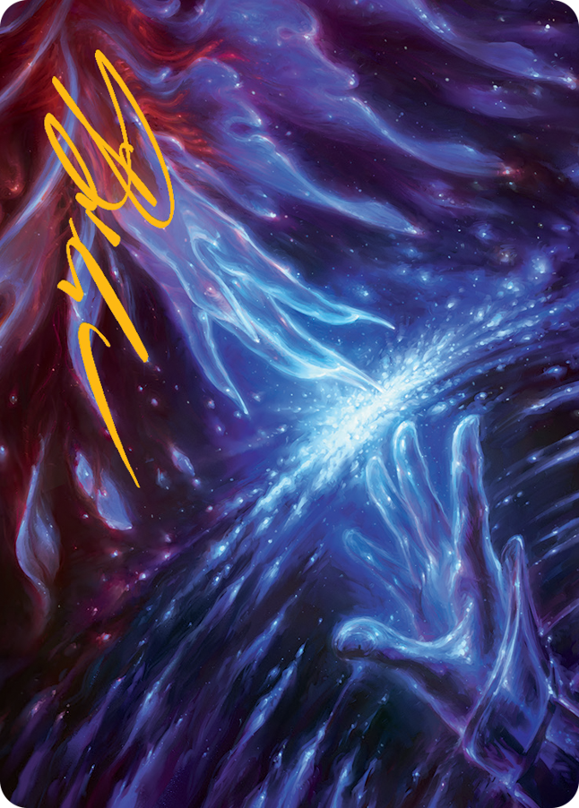 Transcendent Message Art Card (Gold-Stamped Signature) [March of the Machine Art Series] | The CG Realm