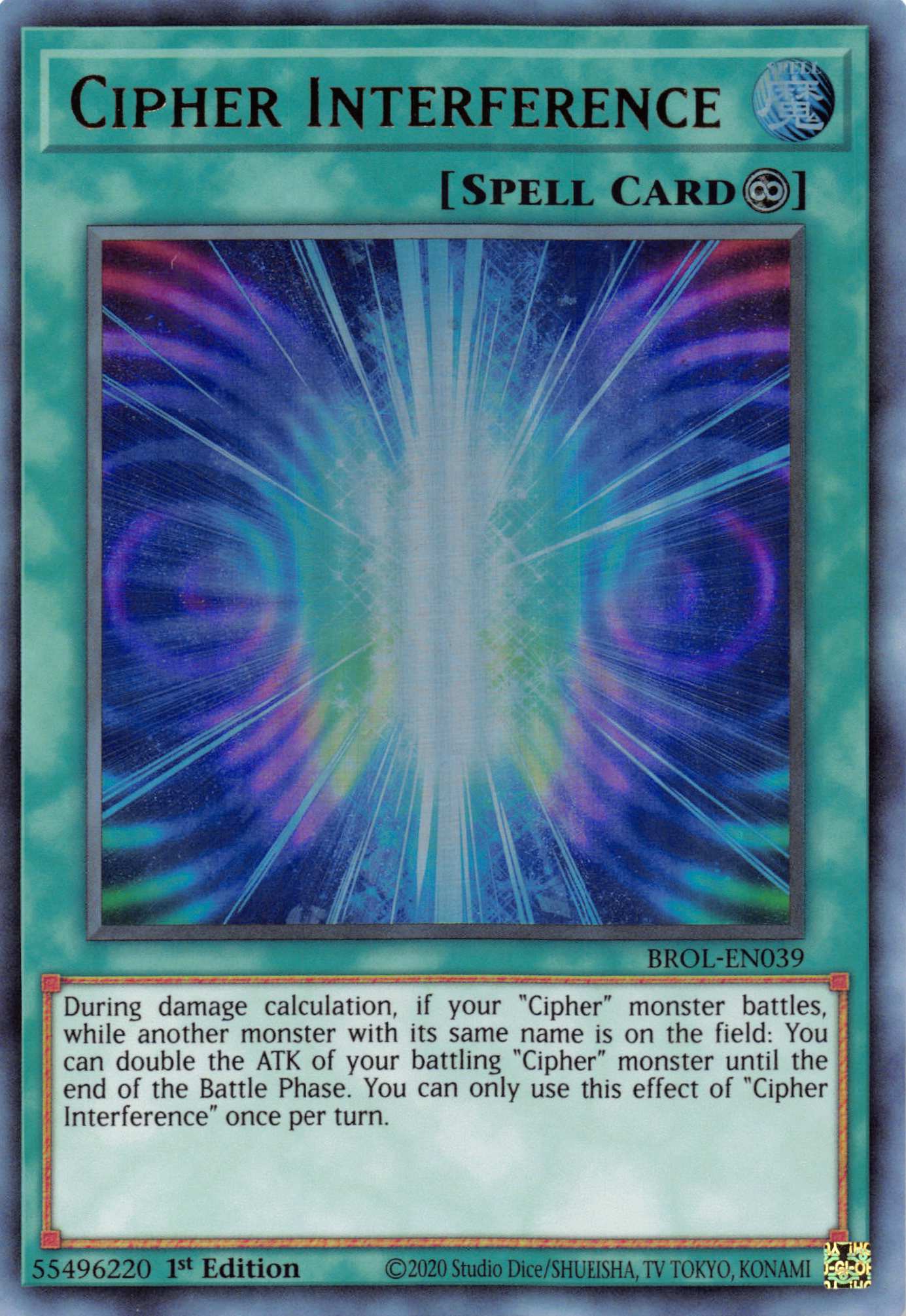 Cipher Interference [BROL-EN039] Ultra Rare | The CG Realm
