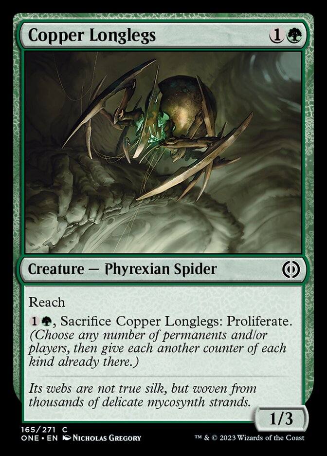 Copper Longlegs [Phyrexia: All Will Be One] | The CG Realm
