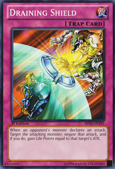 Draining Shield [BP02-EN181] Common | The CG Realm