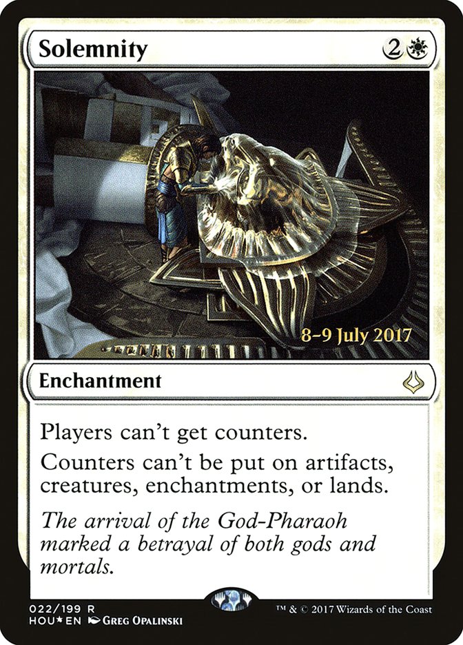 Solemnity [Hour of Devastation Prerelease Promos] | The CG Realm