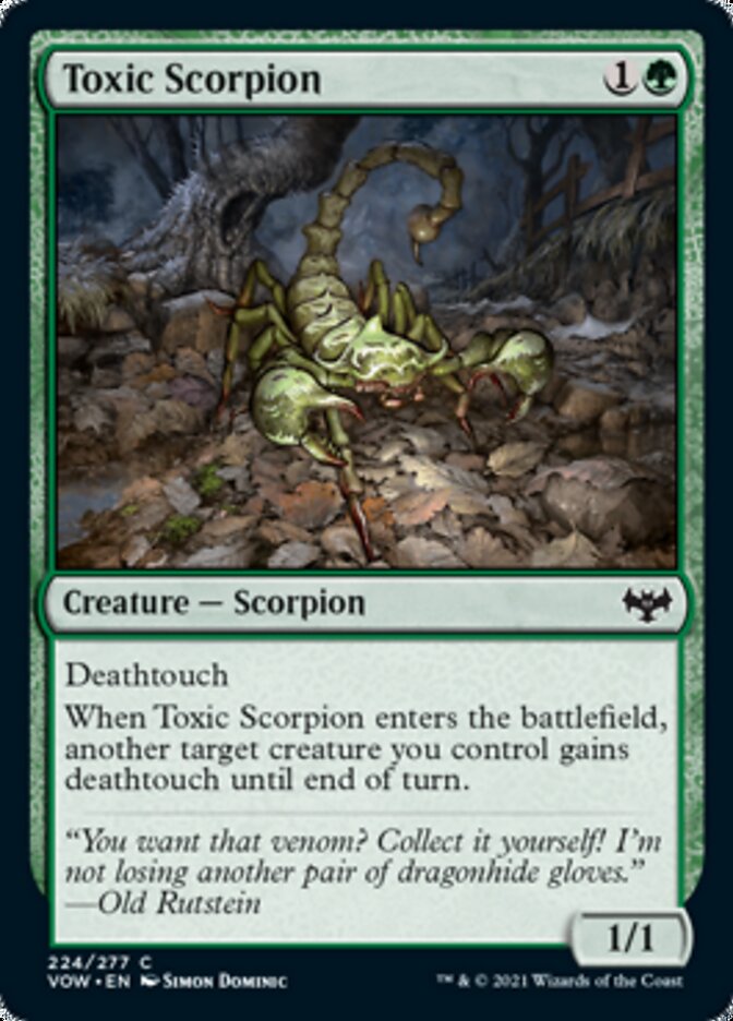 Toxic Scorpion [Innistrad: Crimson Vow] | The CG Realm