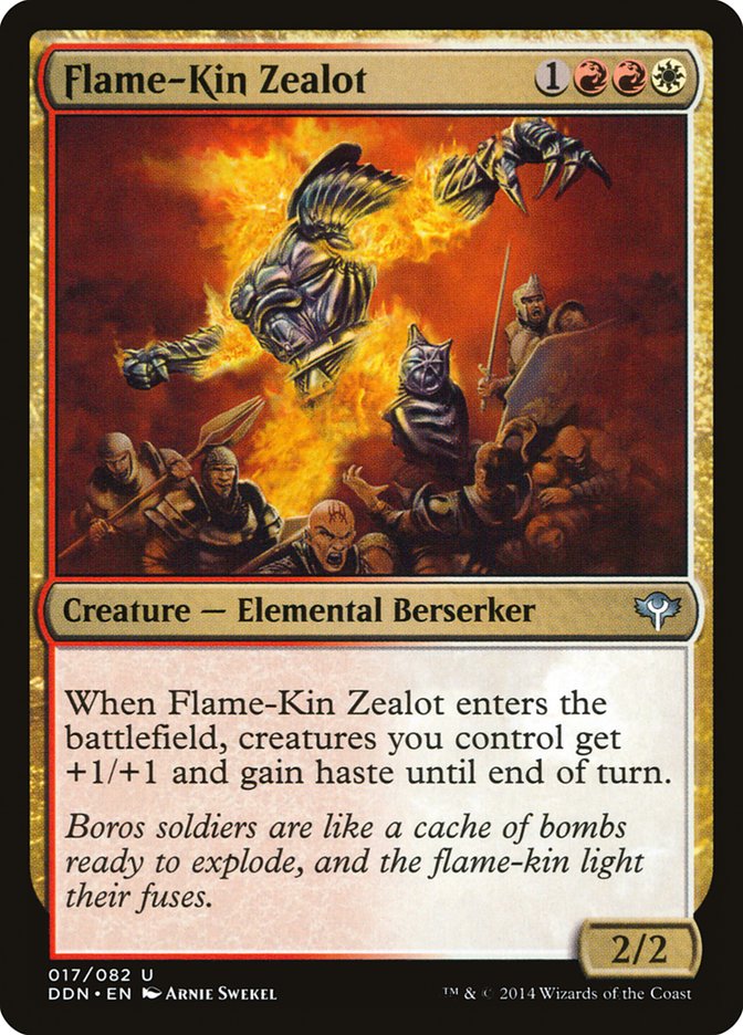 Flame-Kin Zealot [Duel Decks: Speed vs. Cunning] | The CG Realm