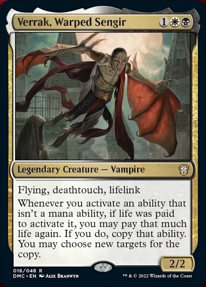 Verrak, Warped Sengir [Dominaria United Commander] | The CG Realm