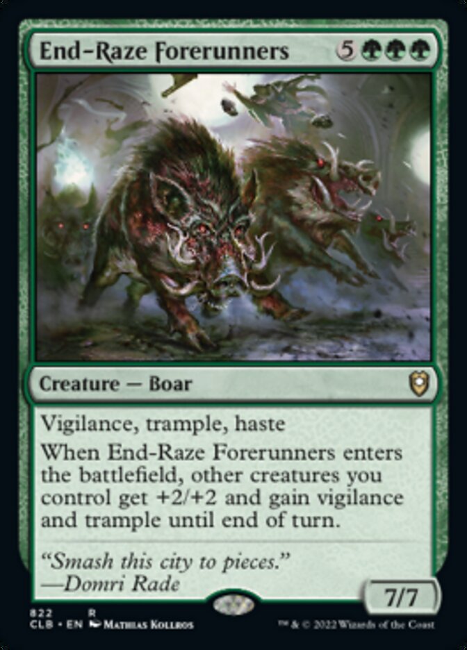 End-Raze Forerunners [Commander Legends: Battle for Baldur's Gate] | The CG Realm