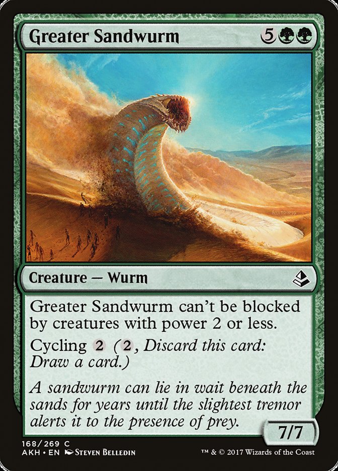 Greater Sandwurm [Amonkhet] | The CG Realm