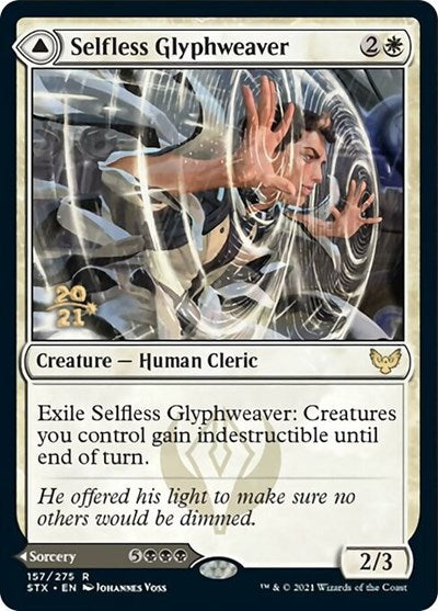 Selfless Glyphweaver (PRE-157) - Strixhaven: School of Mages Promos Foil