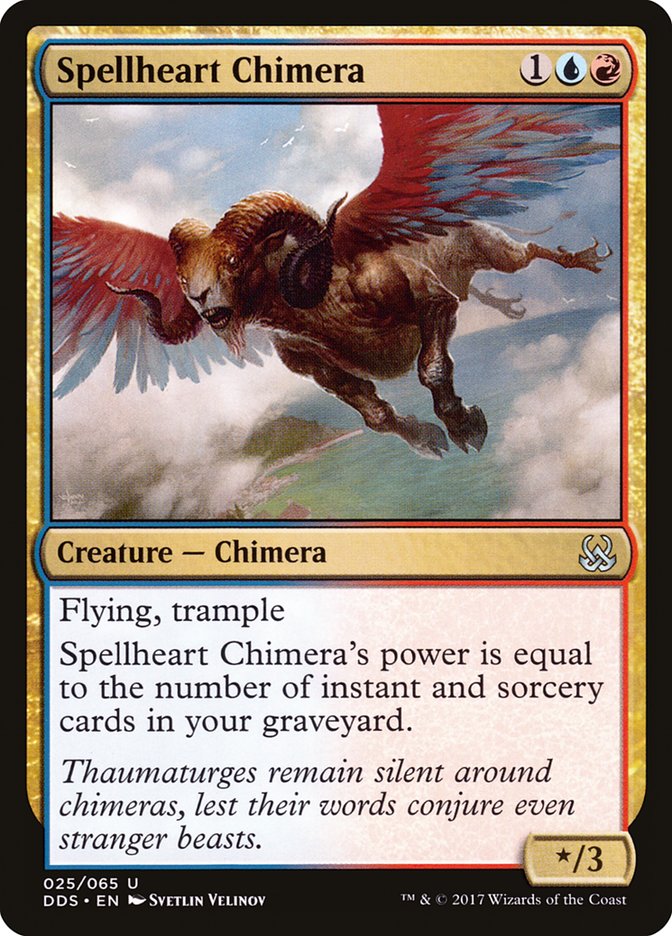 Spellheart Chimera [Duel Decks: Mind vs. Might] | The CG Realm