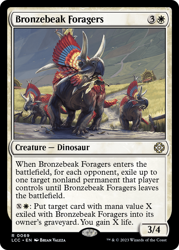Bronzebeak Foragers [The Lost Caverns of Ixalan Commander] | The CG Realm