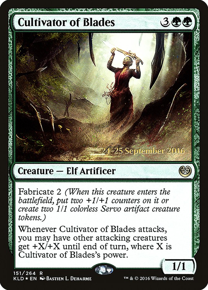 Cultivator of Blades [Kaladesh Prerelease Promos] | The CG Realm