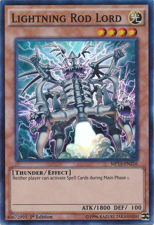 Lightning Rod Lord [MP15-EN216] Super Rare | The CG Realm