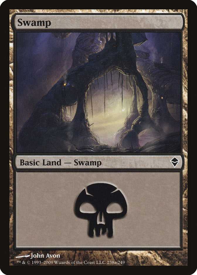 Swamp (238a) [Zendikar] | The CG Realm
