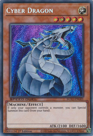 Cyber Dragon [SGX1-ENG01] Secret Rare | The CG Realm