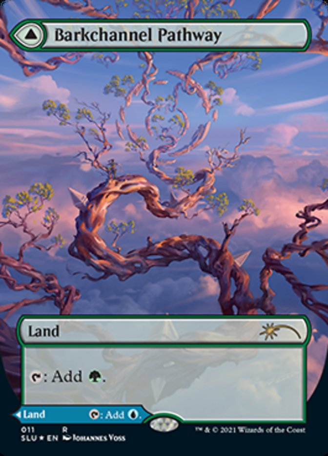 Barkchannel Pathway (Borderless) (SLU-011) - Secret Lair: Ultimate Edition: (Showcase) Foil