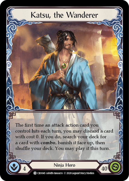 Katsu, the Wanderer [CRU045] (Crucible of War)  1st Edition Normal | The CG Realm