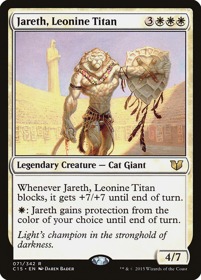 Jareth, Leonine Titan [Commander 2015] | The CG Realm