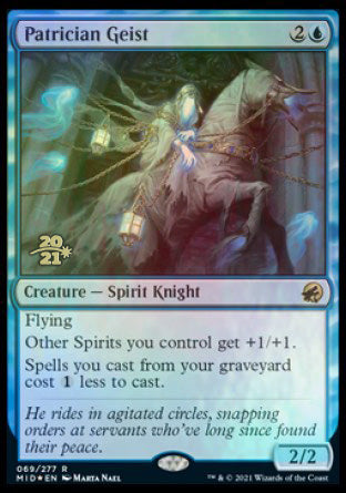 Patrician Geist [Innistrad: Midnight Hunt Prerelease Promos] | The CG Realm