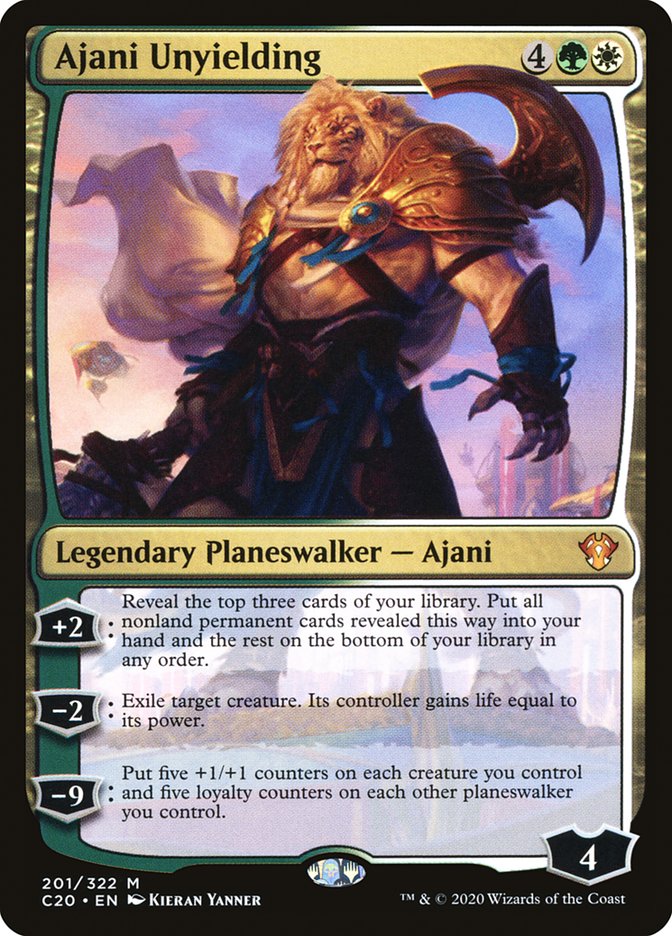 Ajani Unyielding [Commander 2020] | The CG Realm