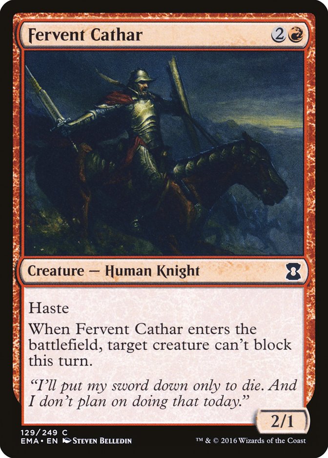 Fervent Cathar [Eternal Masters] | The CG Realm