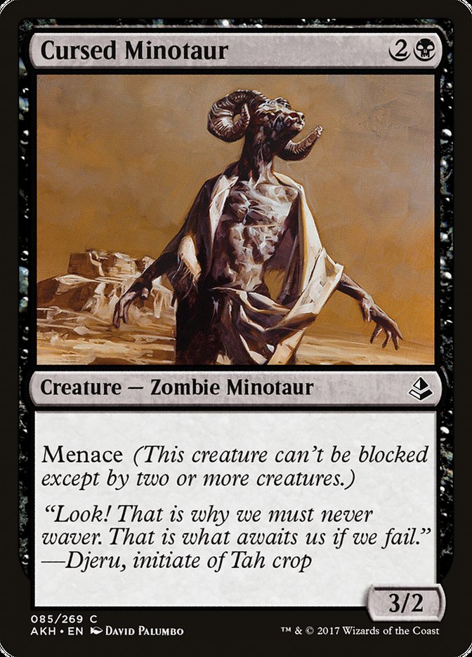 Cursed Minotaur [Amonkhet] | The CG Realm