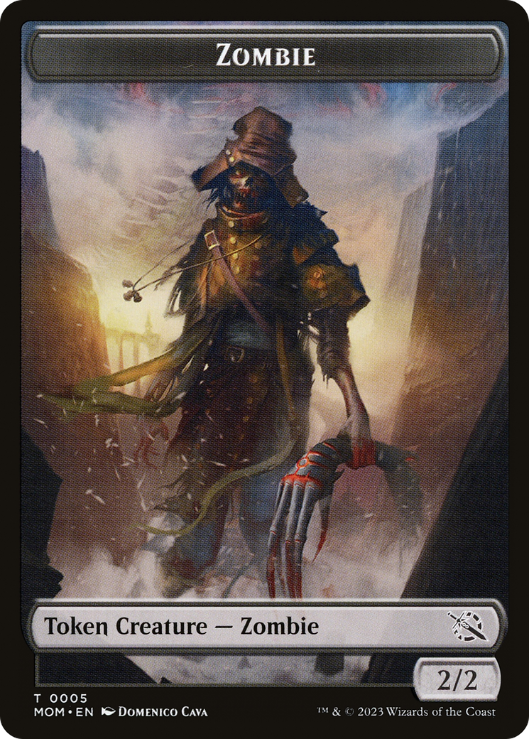 Elemental (02) // Zombie Double-Sided Token [March of the Machine Tokens] | The CG Realm