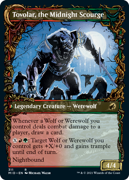 Tovolar, Dire Overlord (Showcase) (MID-311) - Innistrad: Midnight Hunt: (Showcase, Double Faced Transform)