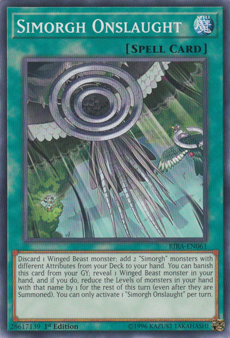 Simorgh Onslaught [RIRA-EN061] Common | The CG Realm