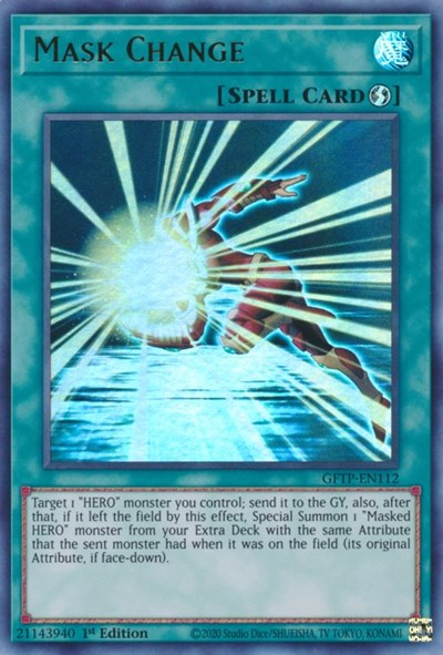 Mask Change [GFTP-EN112] Ultra Rare | The CG Realm