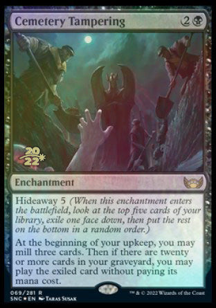 Cemetery Tampering [Streets of New Capenna Prerelease Promos] | The CG Realm
