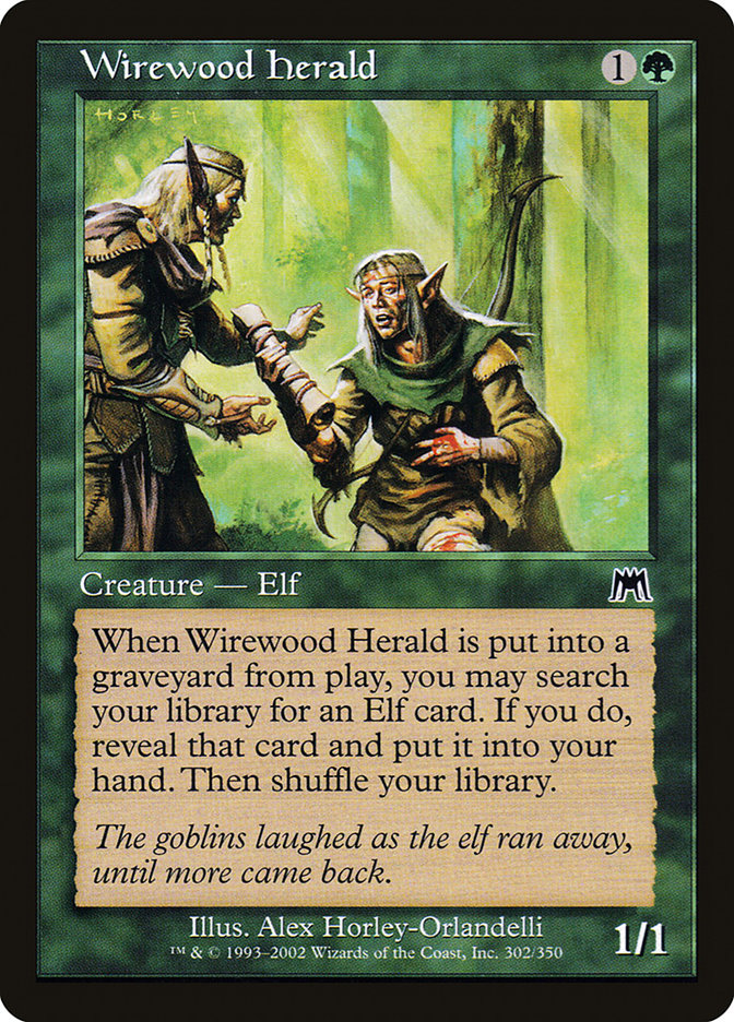 Wirewood Herald [Onslaught] | The CG Realm