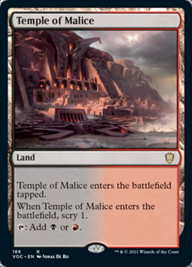 Temple of Malice [Innistrad: Crimson Vow Commander] | The CG Realm