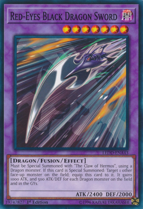 Red-Eyes Black Dragon Sword [LEDD-ENA43] Common | The CG Realm