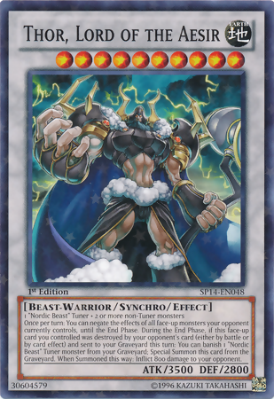 Thor, Lord of the Aesir [SP14-EN048] Starfoil Rare | The CG Realm