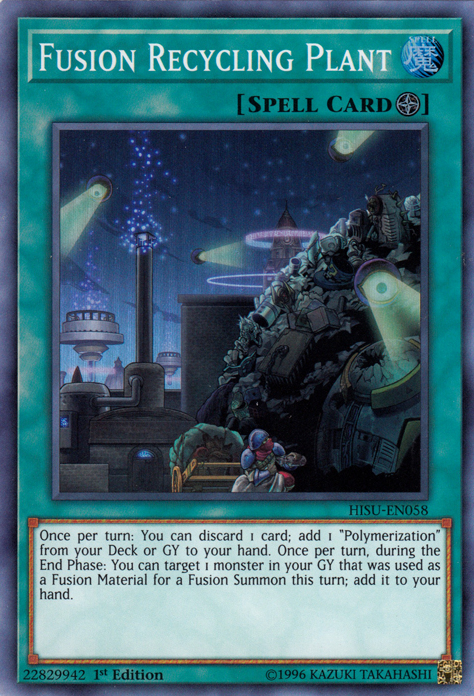 Fusion Recycling Plant [HISU-EN058] Super Rare | The CG Realm